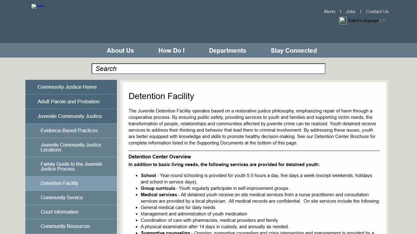 Detention Facility | Deschutes County Oregon